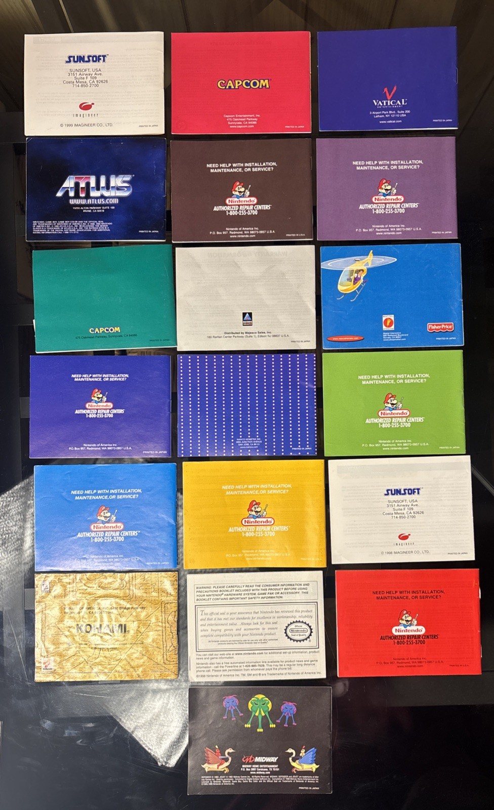 Gameboy Color Manuals You Pick !!