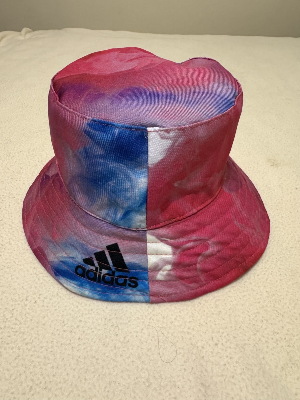 Adidas Pink Tie Dye Bucket Style Hat.