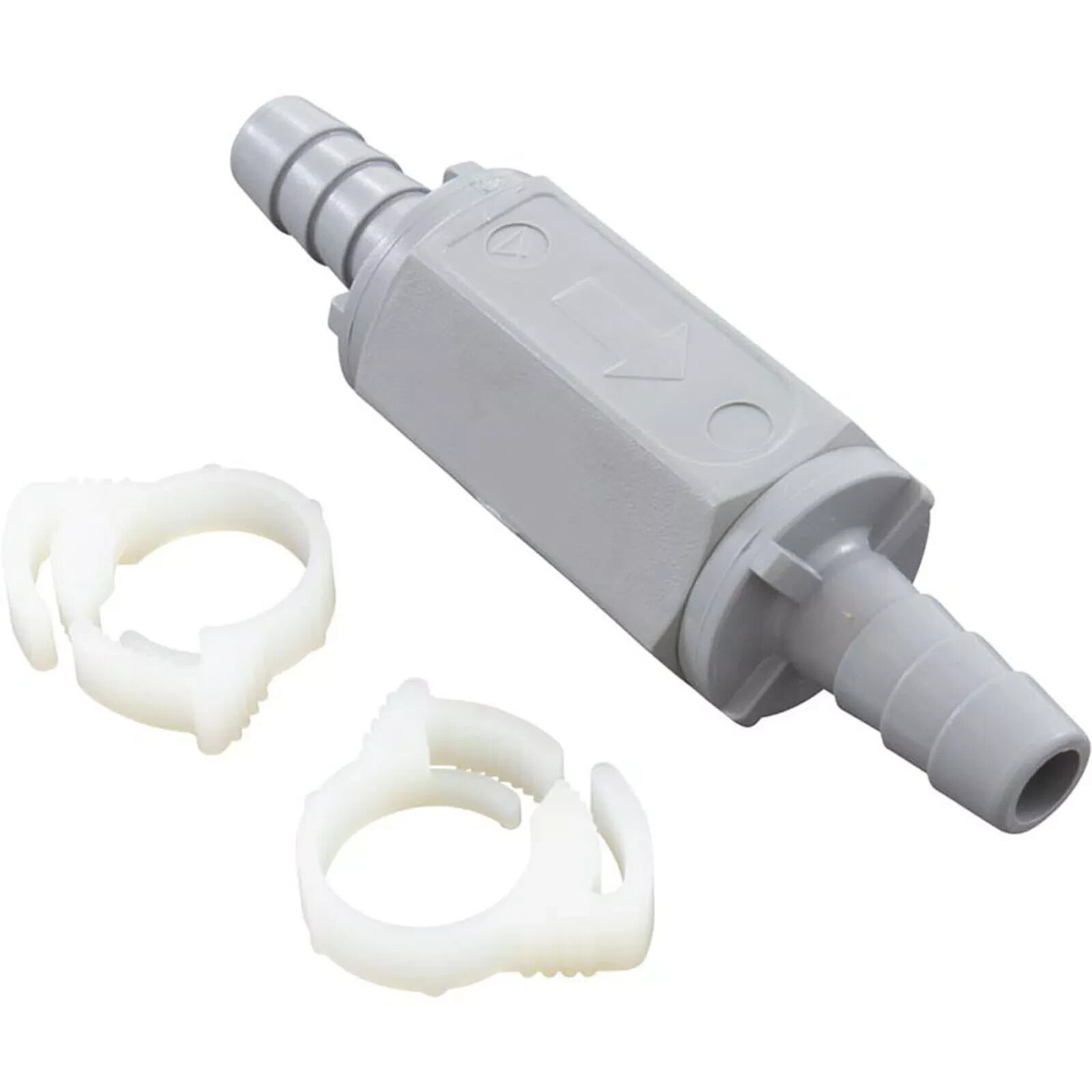 Rola-Chem 521160, Check Valve, PVC In-Line, 3/8" Barb, RC-521160