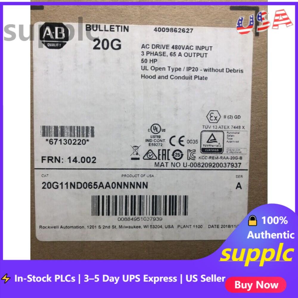 Allen-Bradley 20G11ND065AA0NNNNN  FREEE SHIPING 20G11ND065AA0NNNN US Free Tax