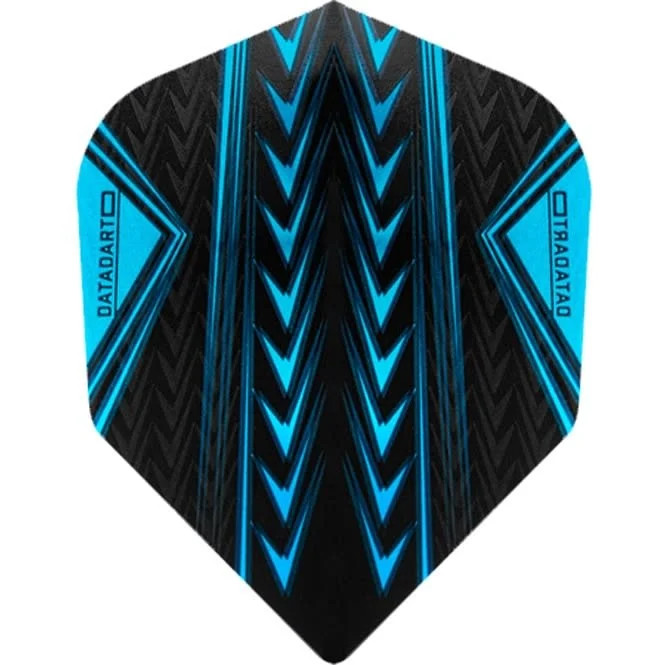 DataDart Pro 100 Trans Blue No6 Dart Flights