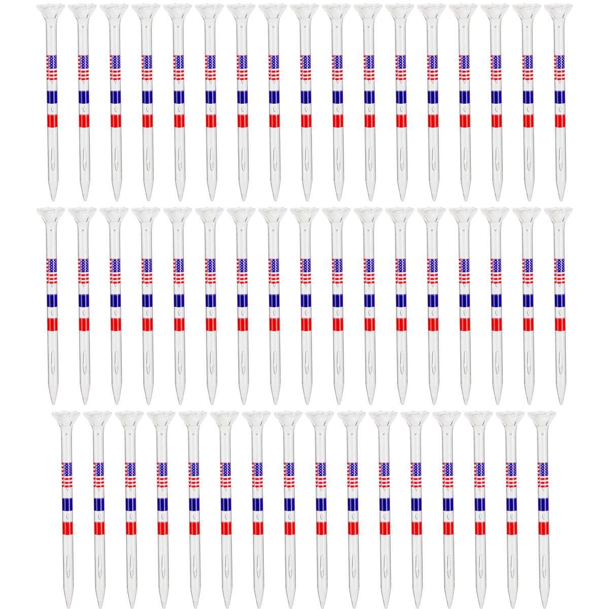 Big Top Cup 3 1/4 Inch Golf Professional Plastic Tees Training Aid 50PCS