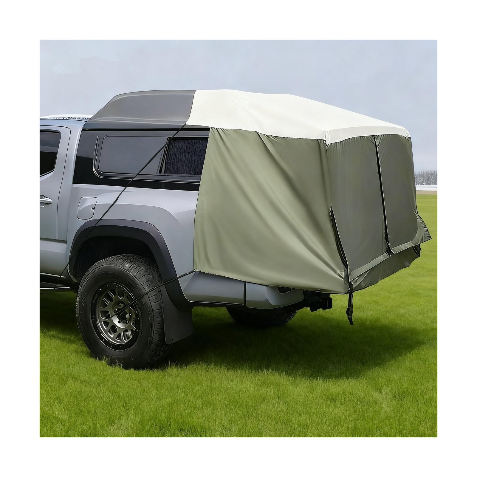 Full-Size Truck Bed Tent,Outdoor Heavy Duty 600D Waterproof Truck Tent Compat...