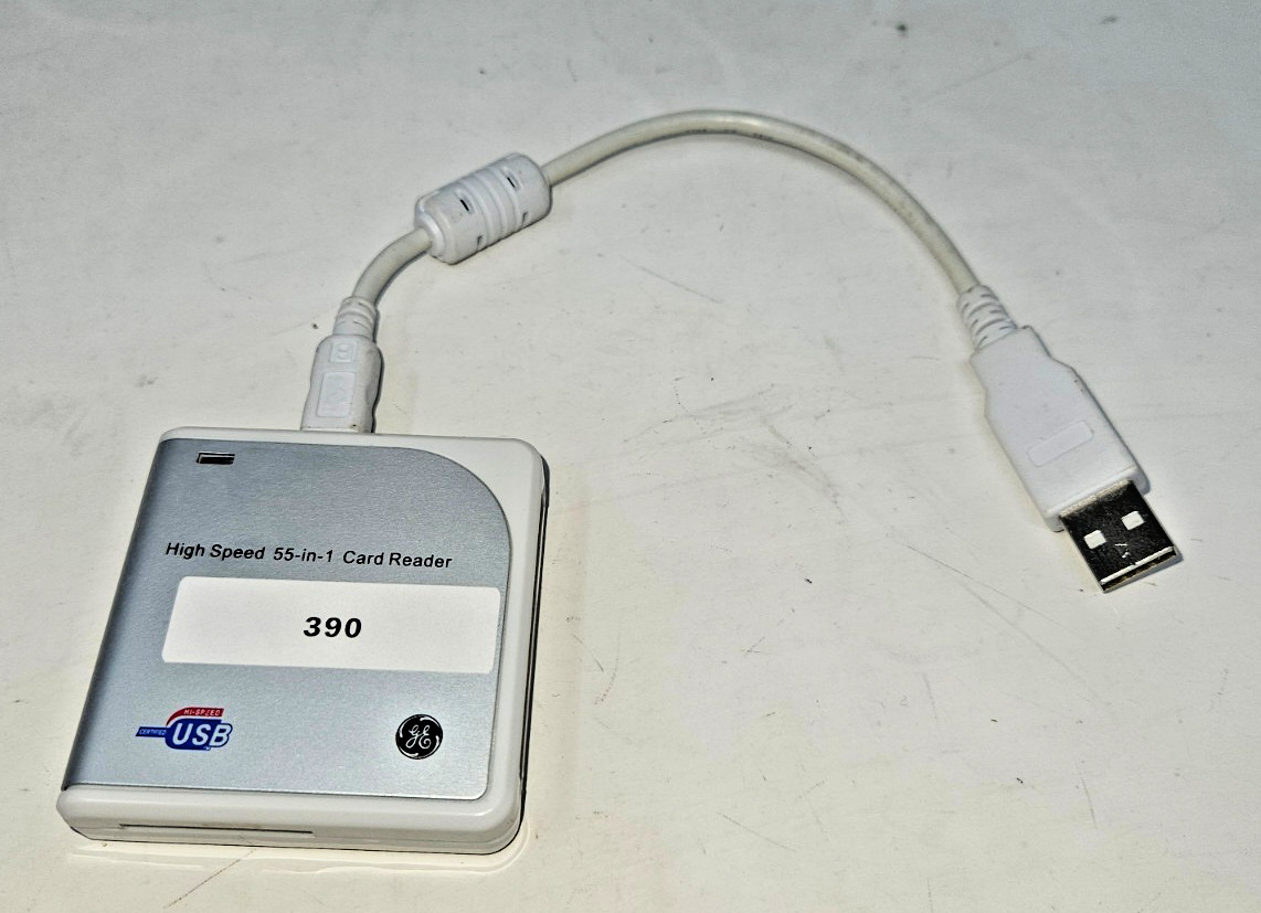 GE All in One High Speed 55-in-1 USB 2.0 Card Reader/Writer 97942 Rev. 2 B8 390
