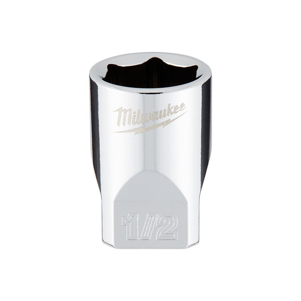 Milwaukee 45-34-9009 1/4" Drive 1/2" SAE 6-Point Shallow Socket