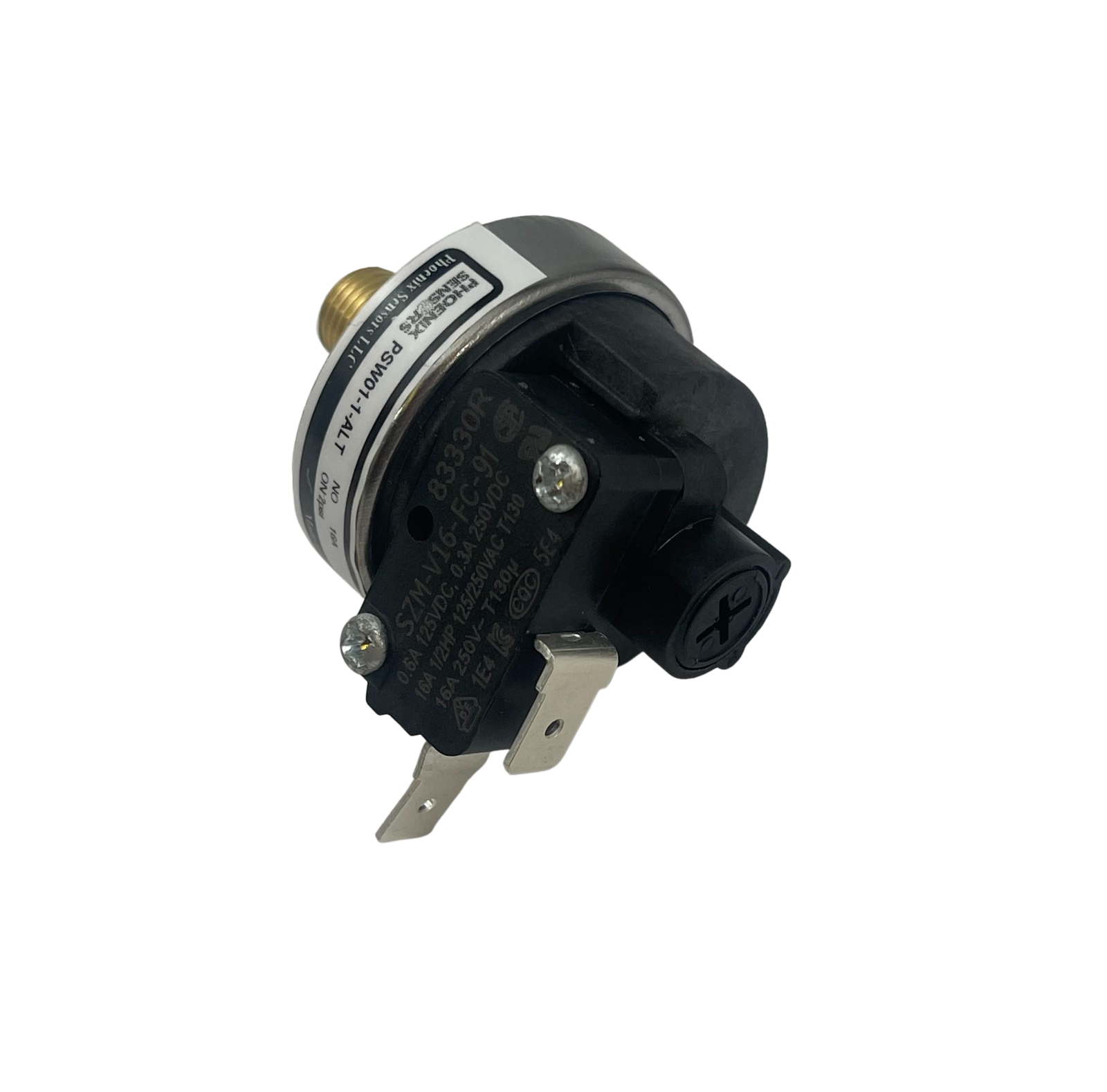 TecMark 4037P, 16A, 1/8"MNPT, SPST Pressure Switch Replacement for Spa Heaters