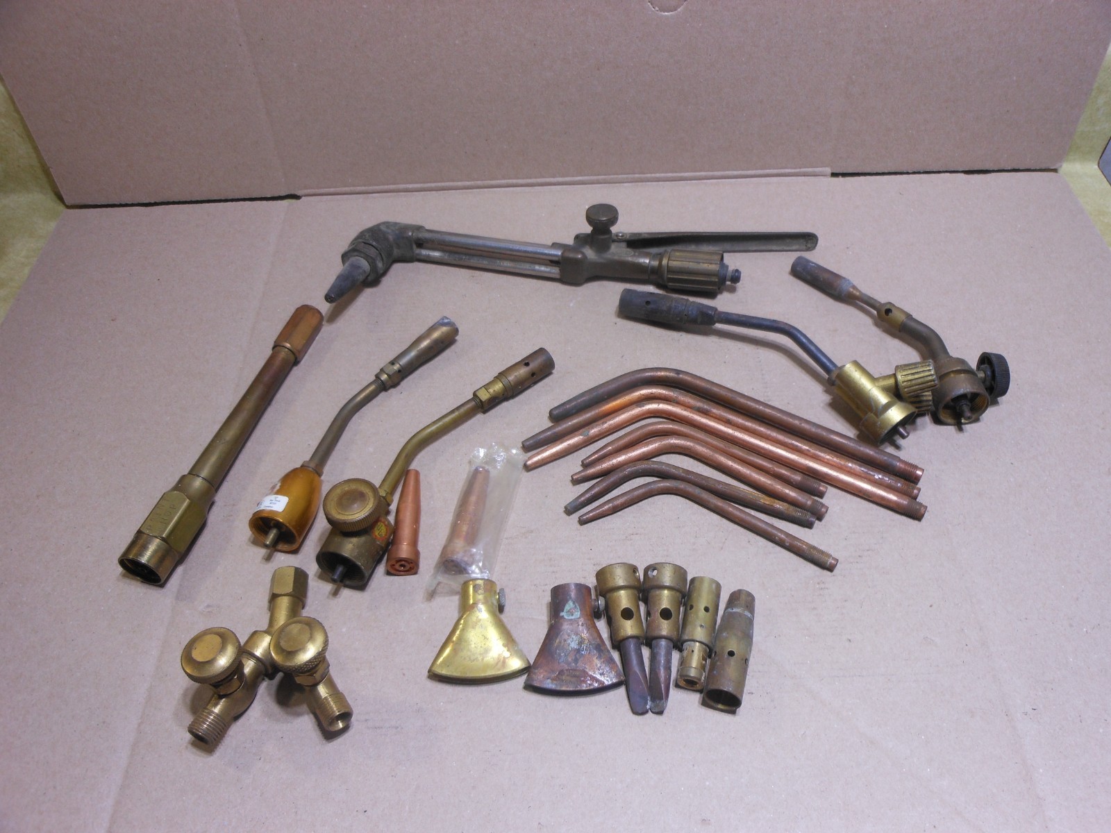 Lot of Torch Soldering Welding Parts Tips Valves - See pics