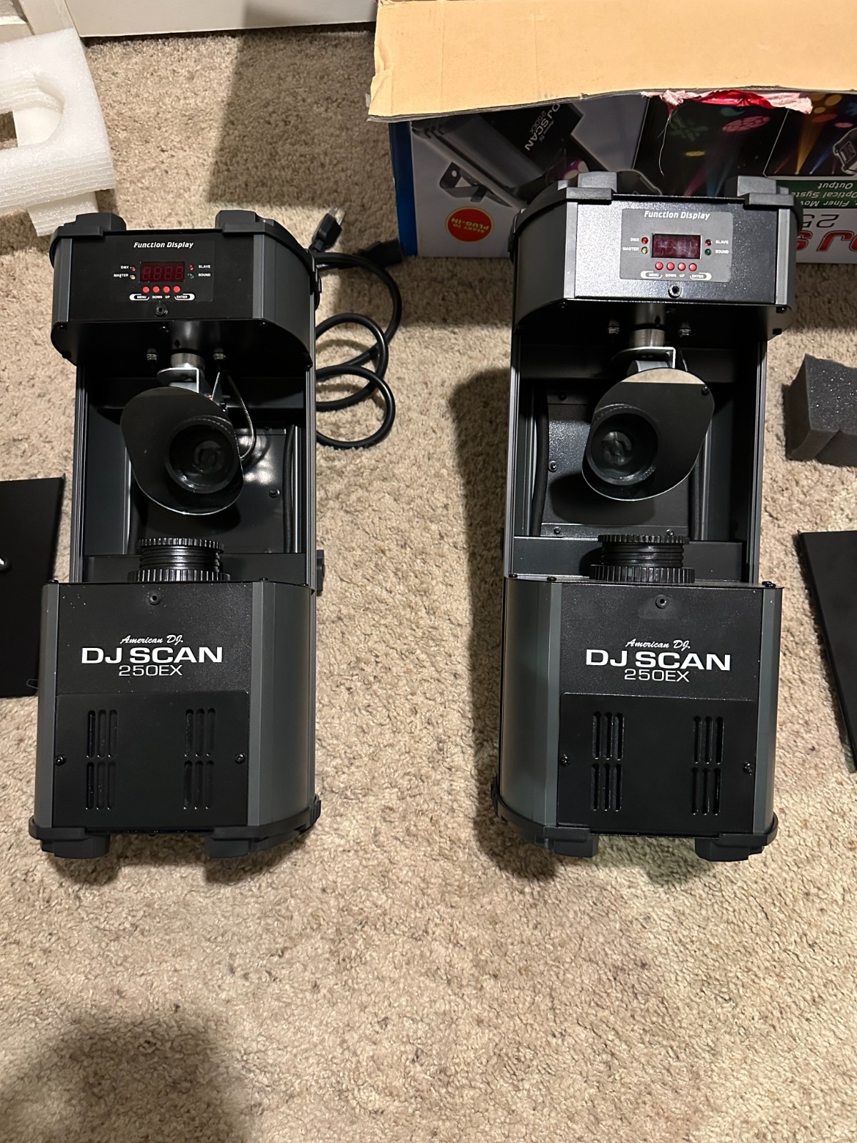2x DJ Scan 250EX