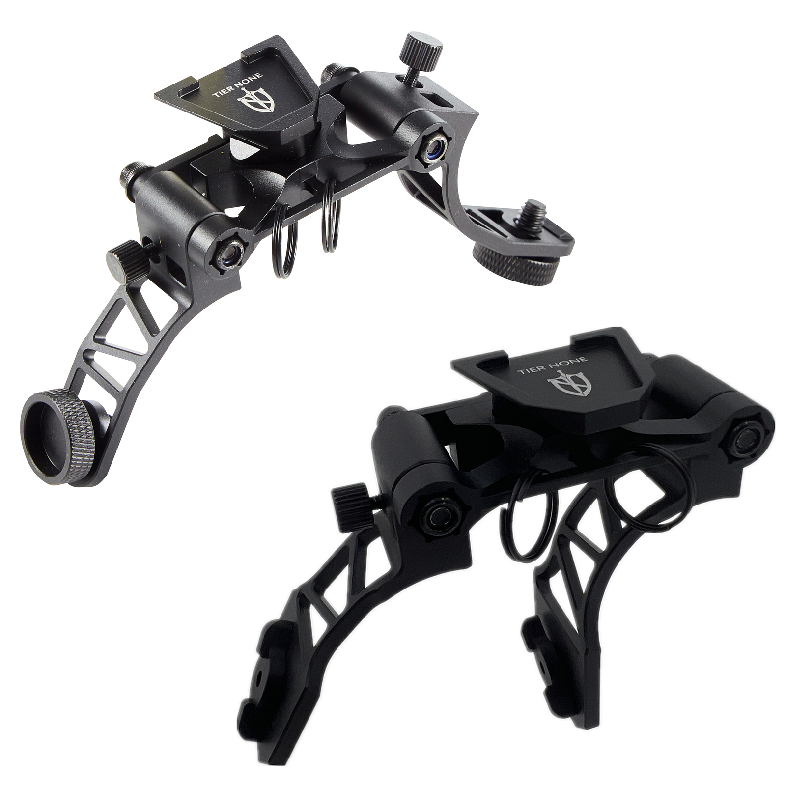 Metal PVS28 NVG Mount Dovetail J arm Bracket Binocular Bridge for Dual PVS14