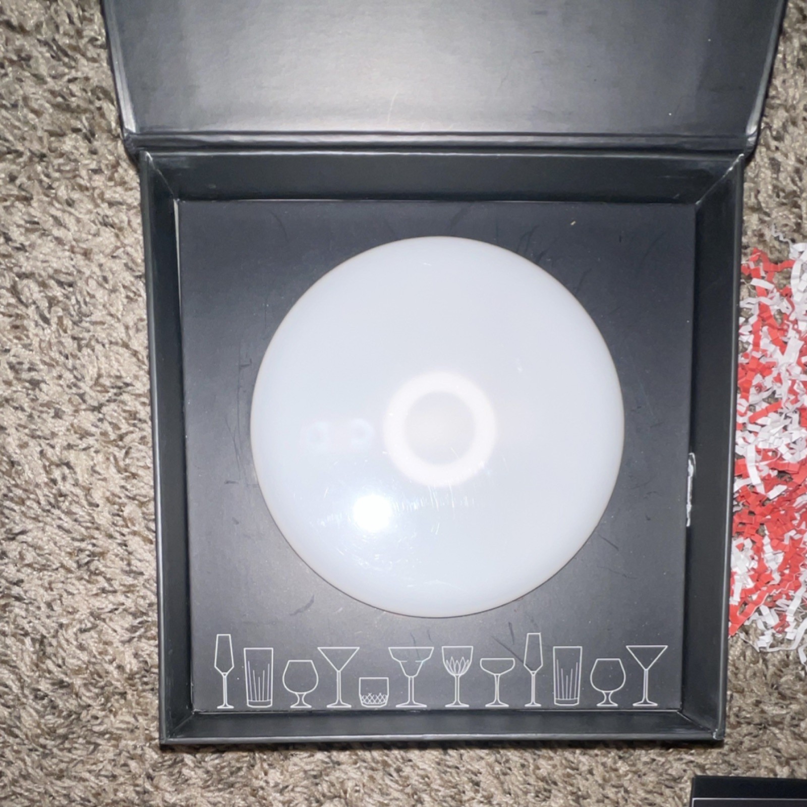 Barsys Smart Coaster Bluetooth Color-Changing Lights Barsys App Compatible