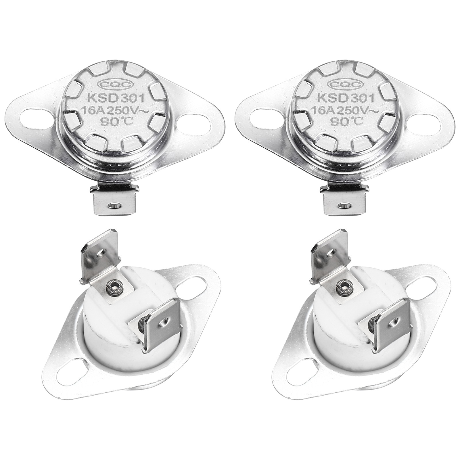 KSD301 Thermostat 90℃/194°F 16A  N.C Temperature Switch 4 Pcs