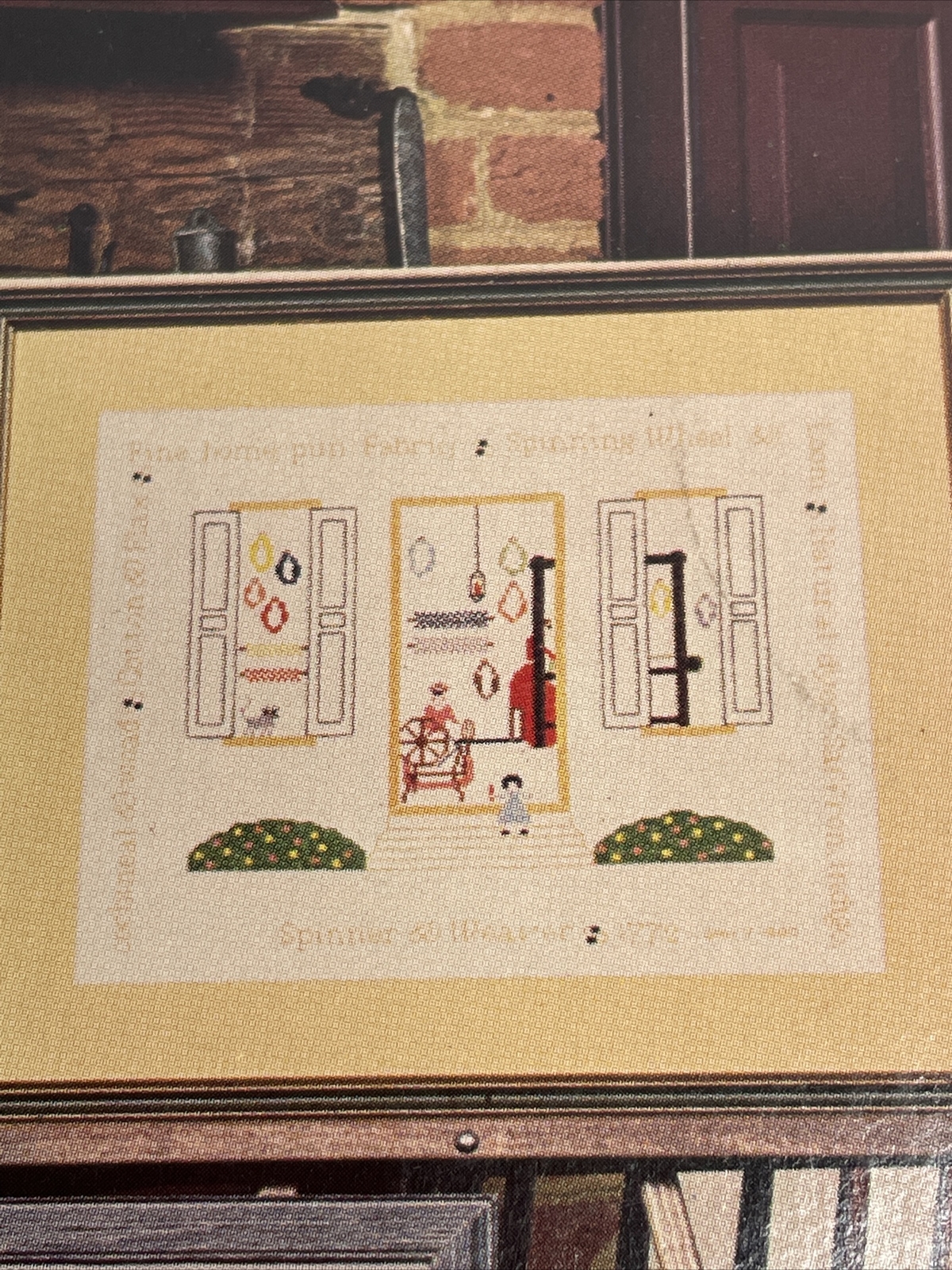 Square Stitchers Yesteryear Folks Cross Stitch Pattern