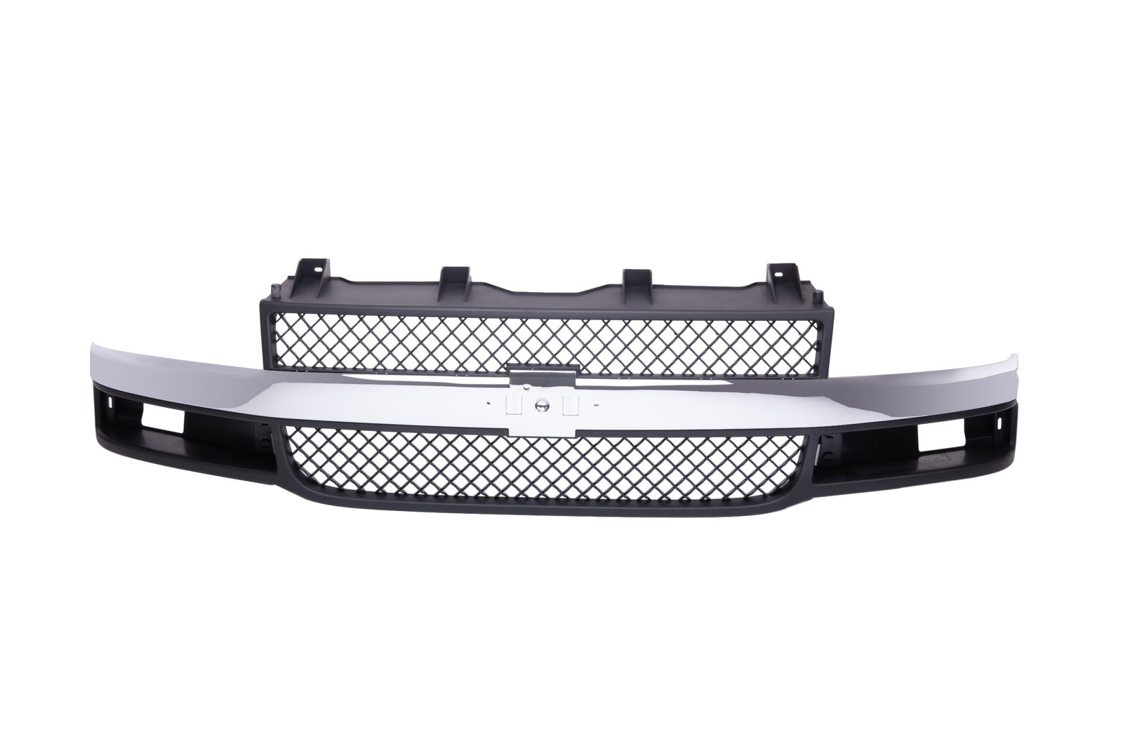 For 2003-2018 Chevy Express 1500 2500 3500 Grille Chrome Shell GM1200535