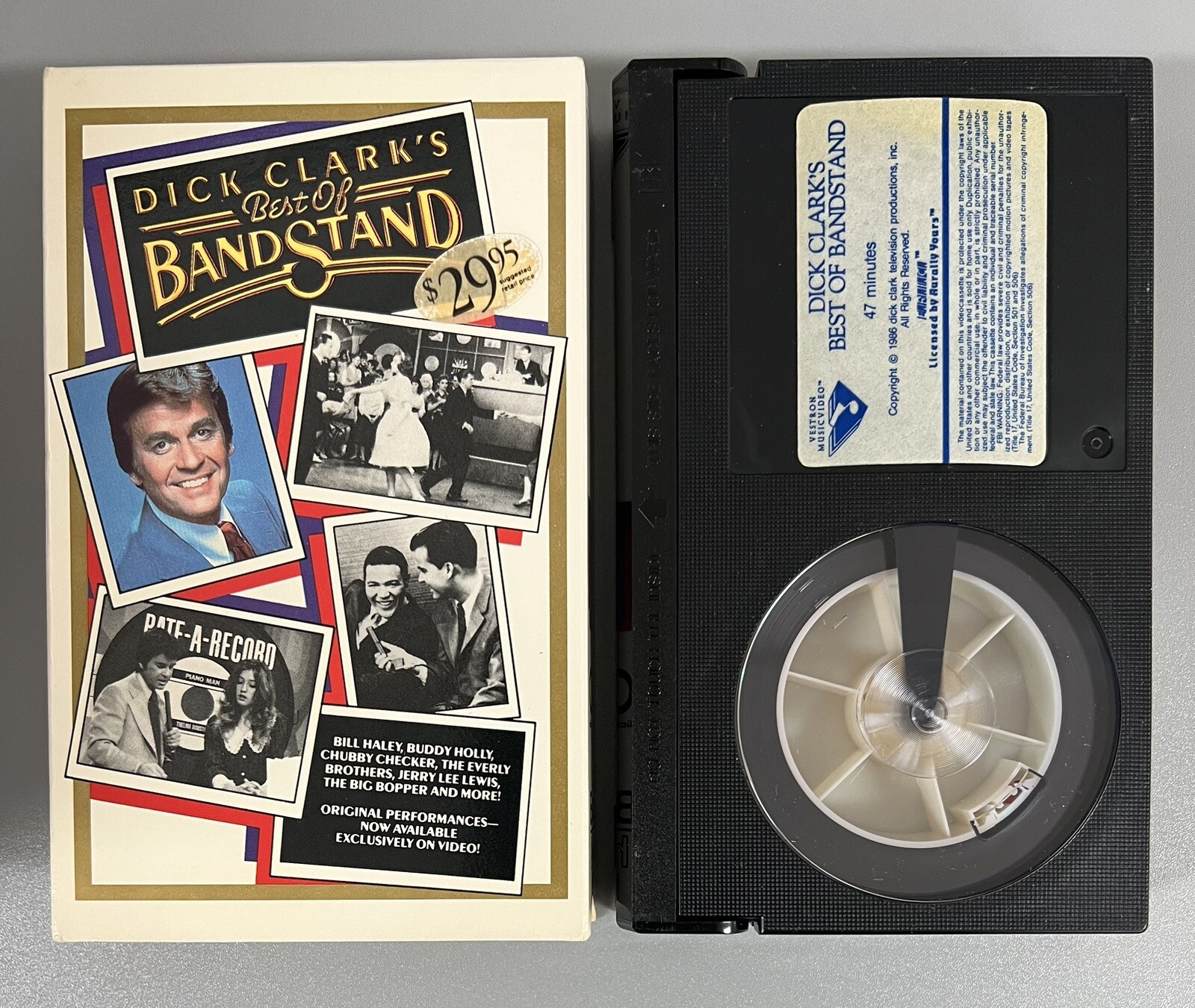 Dick Clark's Best of Bandstand Betamax Tape 1986 MB1028 Beta Music