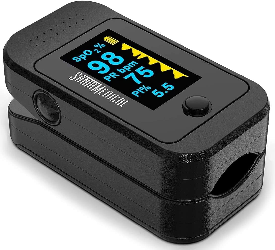 Dual Color OLED Pulse Oximeter Fingertip, Blood Oxygen Saturation Monitor (Spo2)