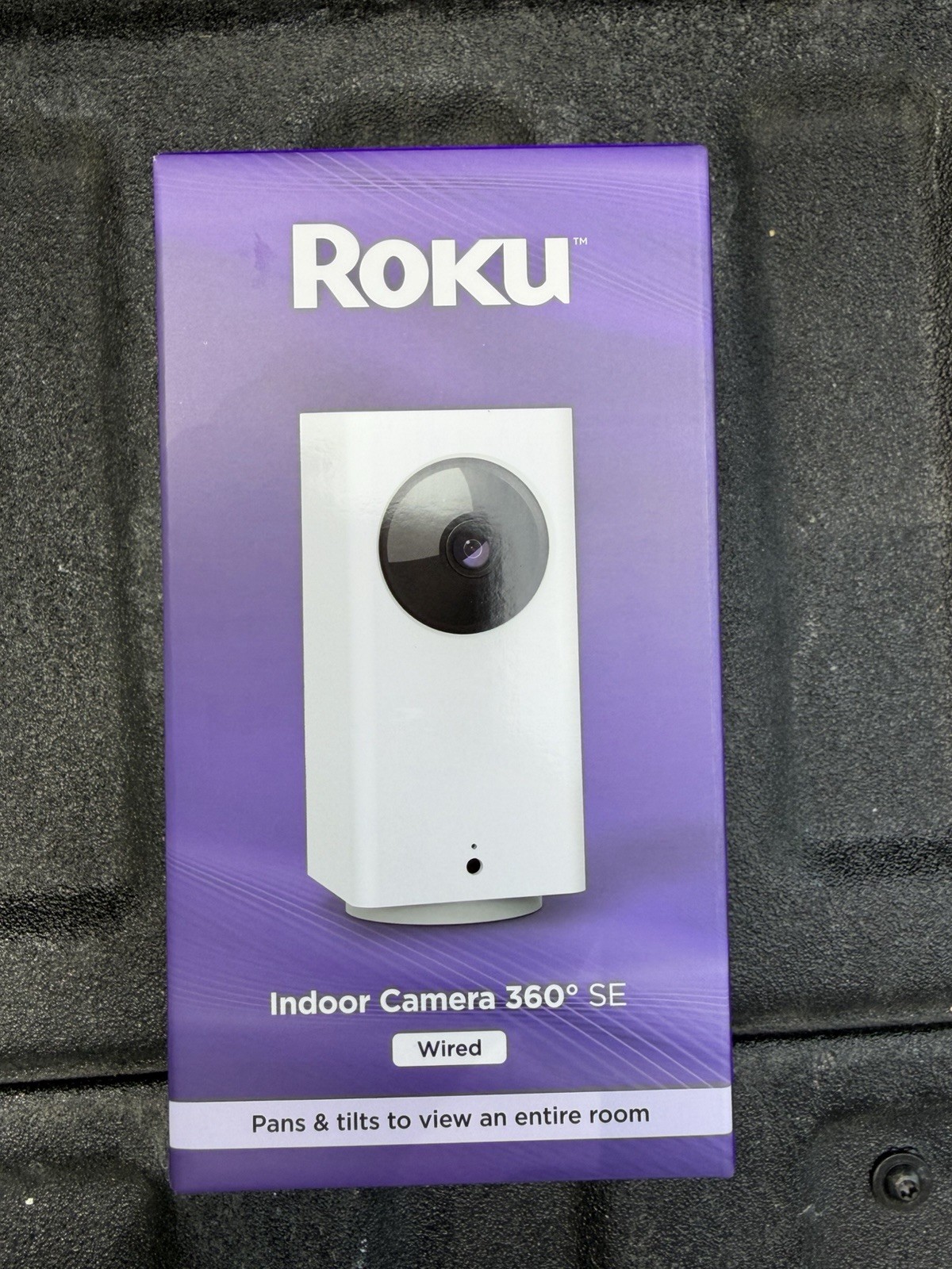 Roku Smart Home Indoor Camera 360° SE Wi-Fi®-Connected - Wired Security NEW