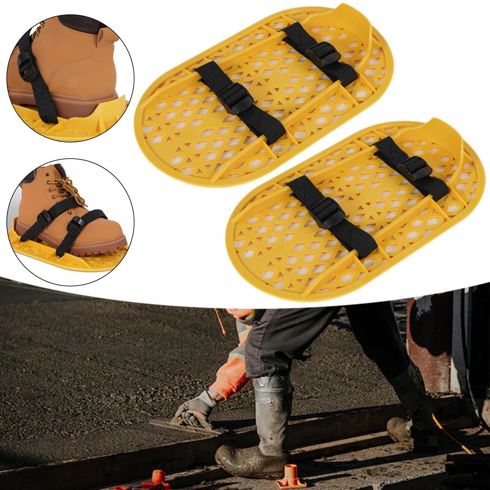 Concrete Cement Shoes Floor Cement Shoes Nonslip Avoid Slip and Marks Flexible