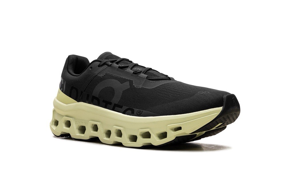 On Black/Green Cloud Cloudmonster CloudTec OC Running Shoes Men's Size 11/12