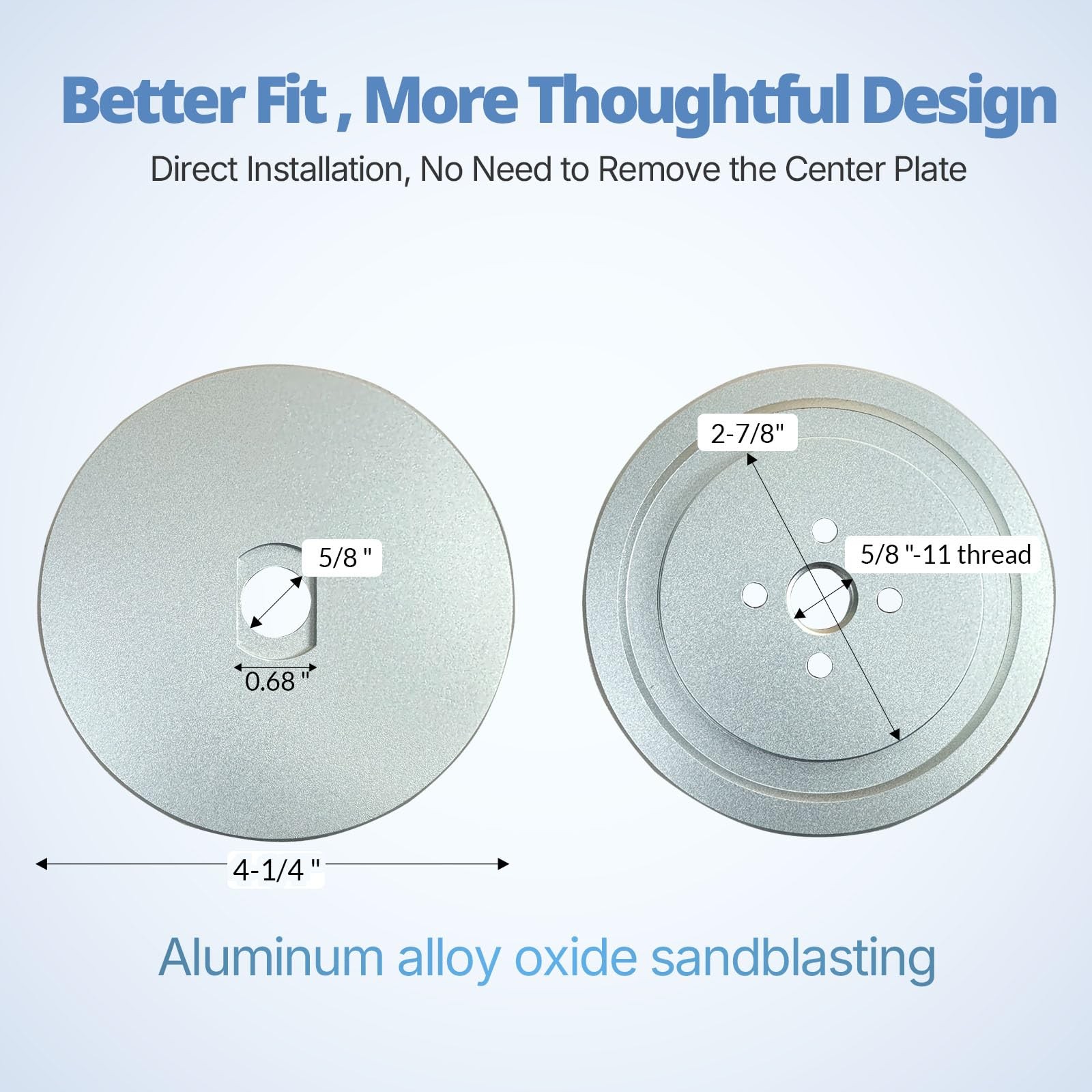 Neeki Aluminum Insertable Self-Clamping Safety Flange for Airway Buffing & Polis