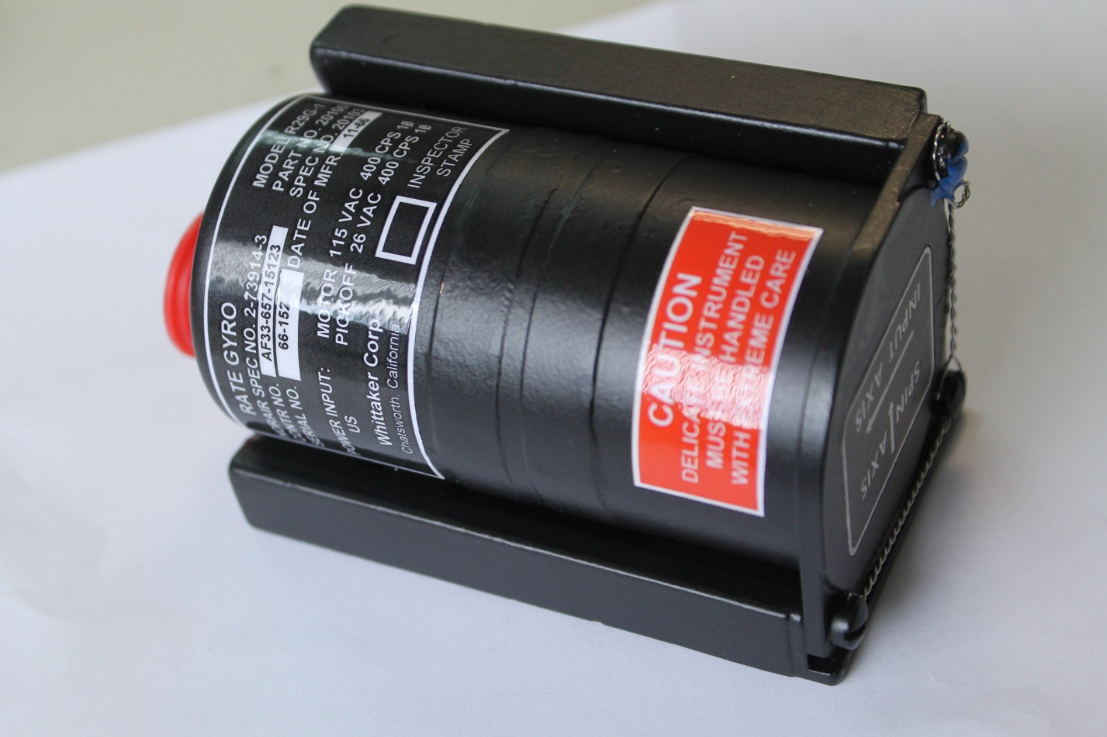WHITTAKER RATE GYRO  P/N 20100 ,    2022 OVERHAULED