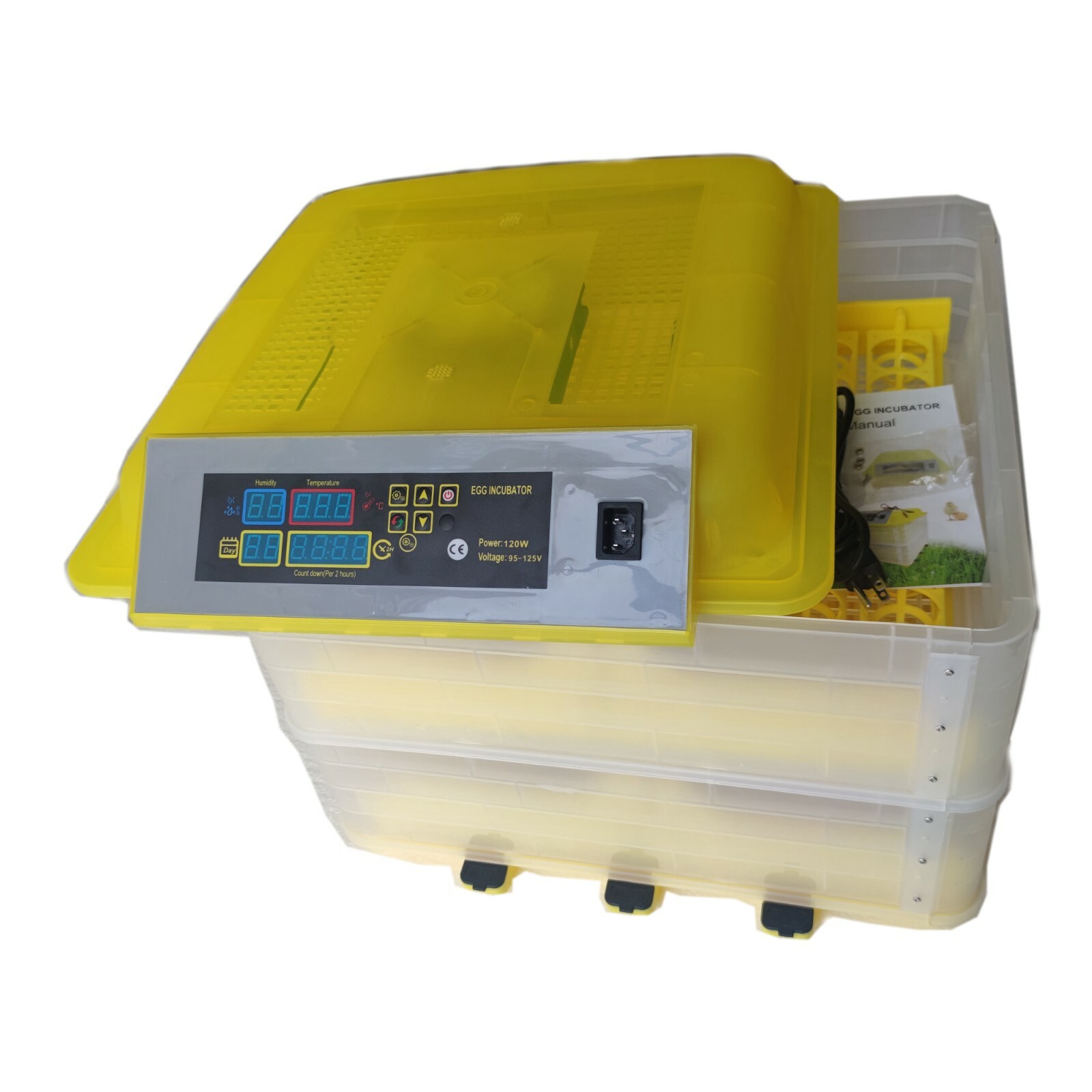 Automatic 96 Digital Chick Bird Egg Incubator Hatcher Temperature Control 110V