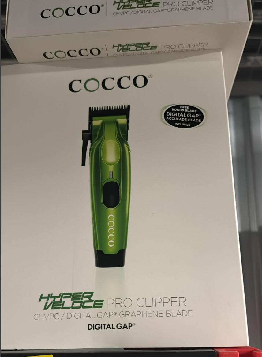 Cocco Hyper Veloce Pro Clipper with Digital Gap Graphene Blade (Green)