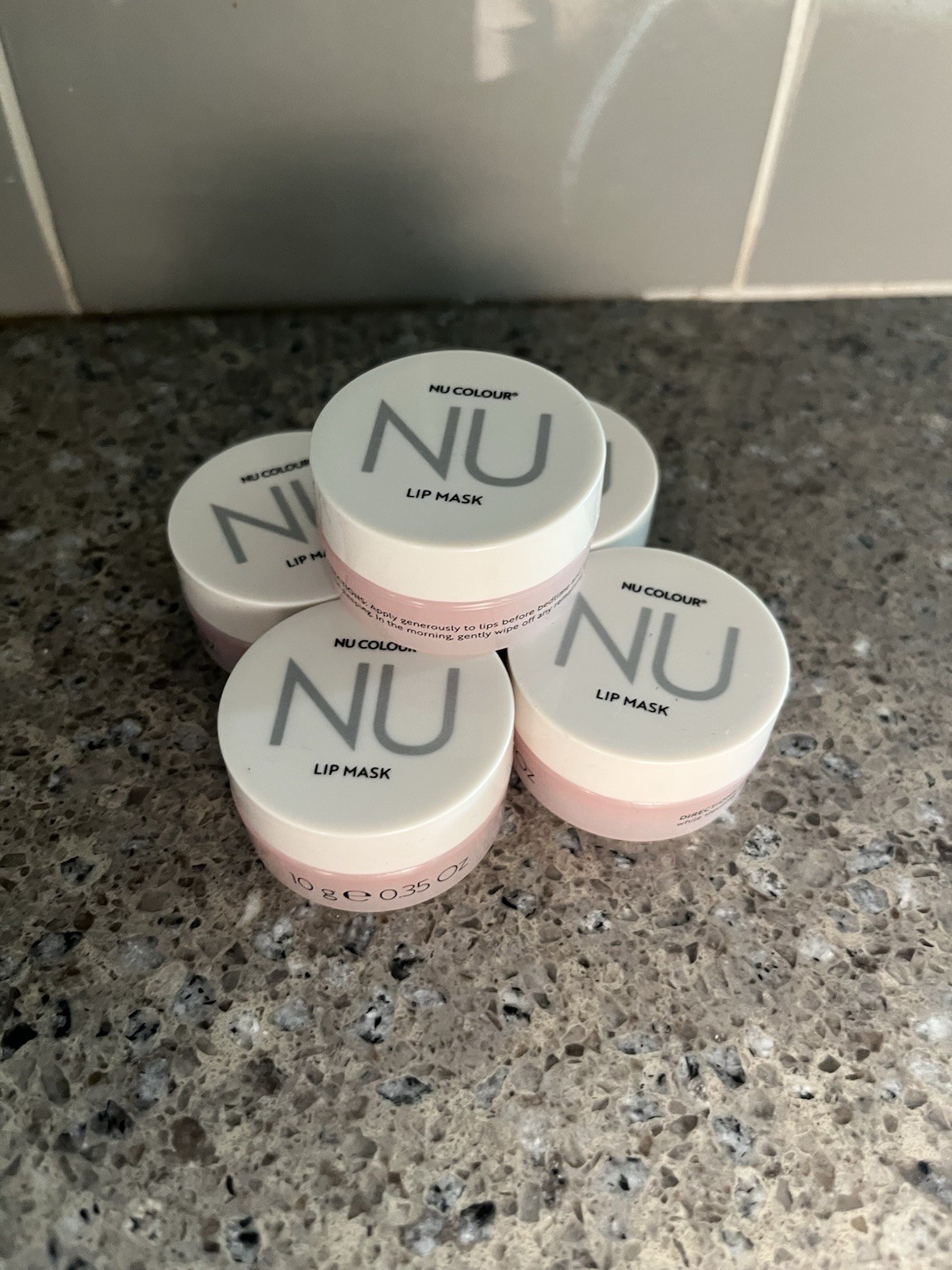 Lot Of 5 NuSkin Nu Color Lip Mask Dry Chapped Lips Overnight Mask 10g NEW