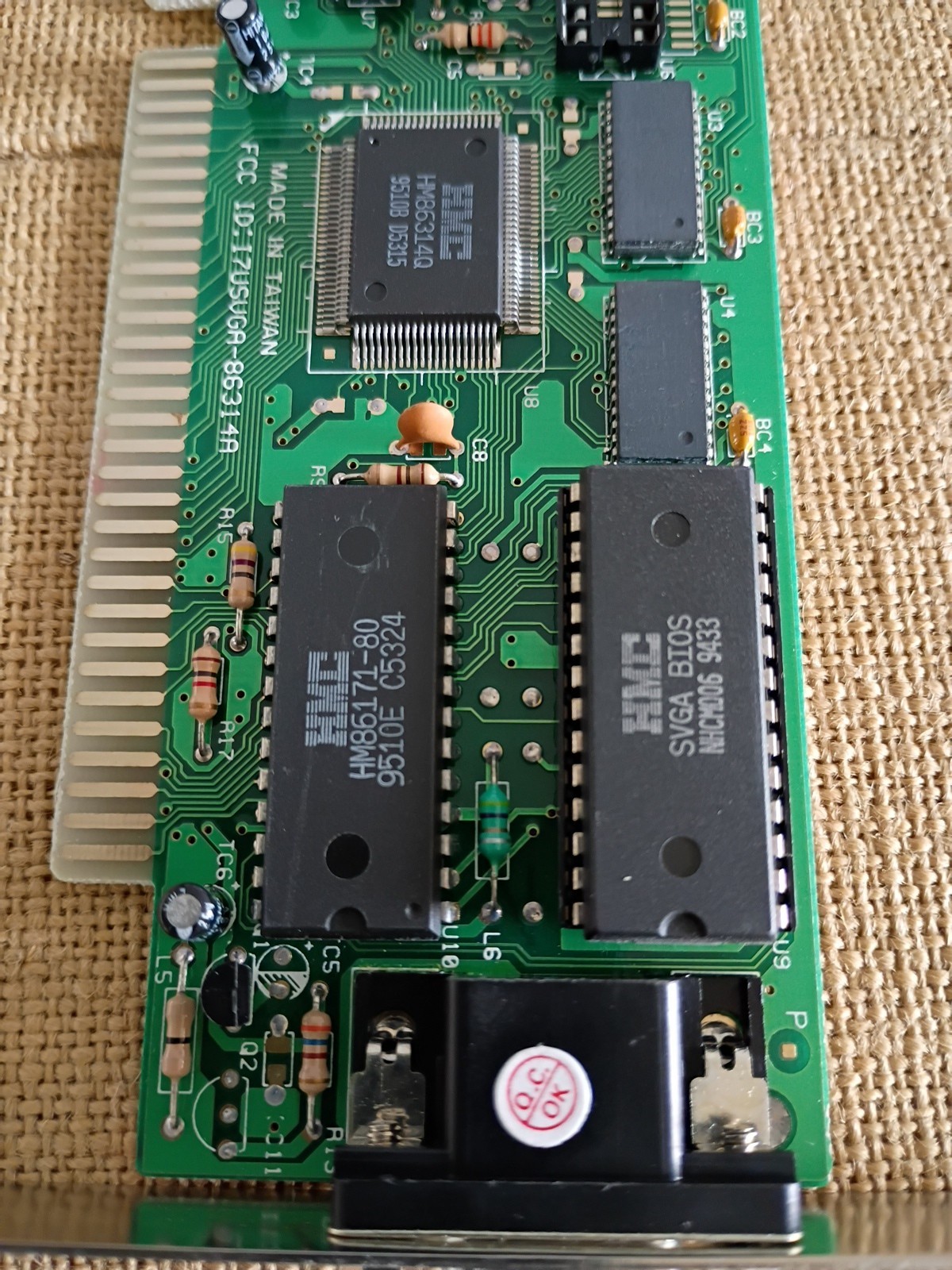 Vintage HMC HVGA Video Card Made In Taiwan with Box