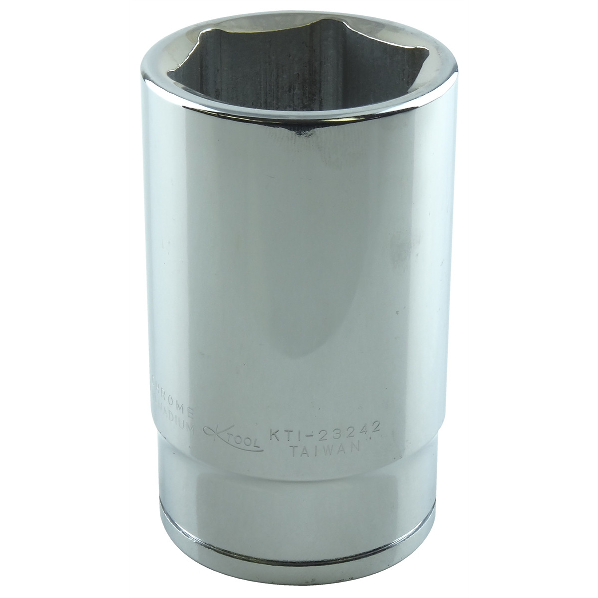 K-Tool 23242 1-5/16 x 1/2" Drive 6pt Fractional SAE Deep Chrome Socket