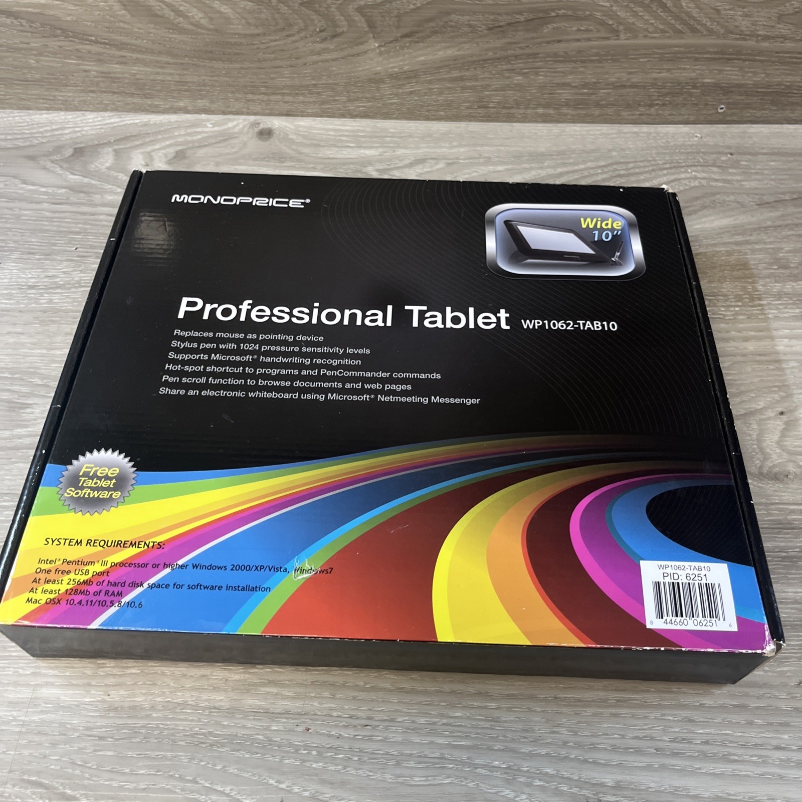Monoprice Professional Tablet (model WP1062-TAB10)