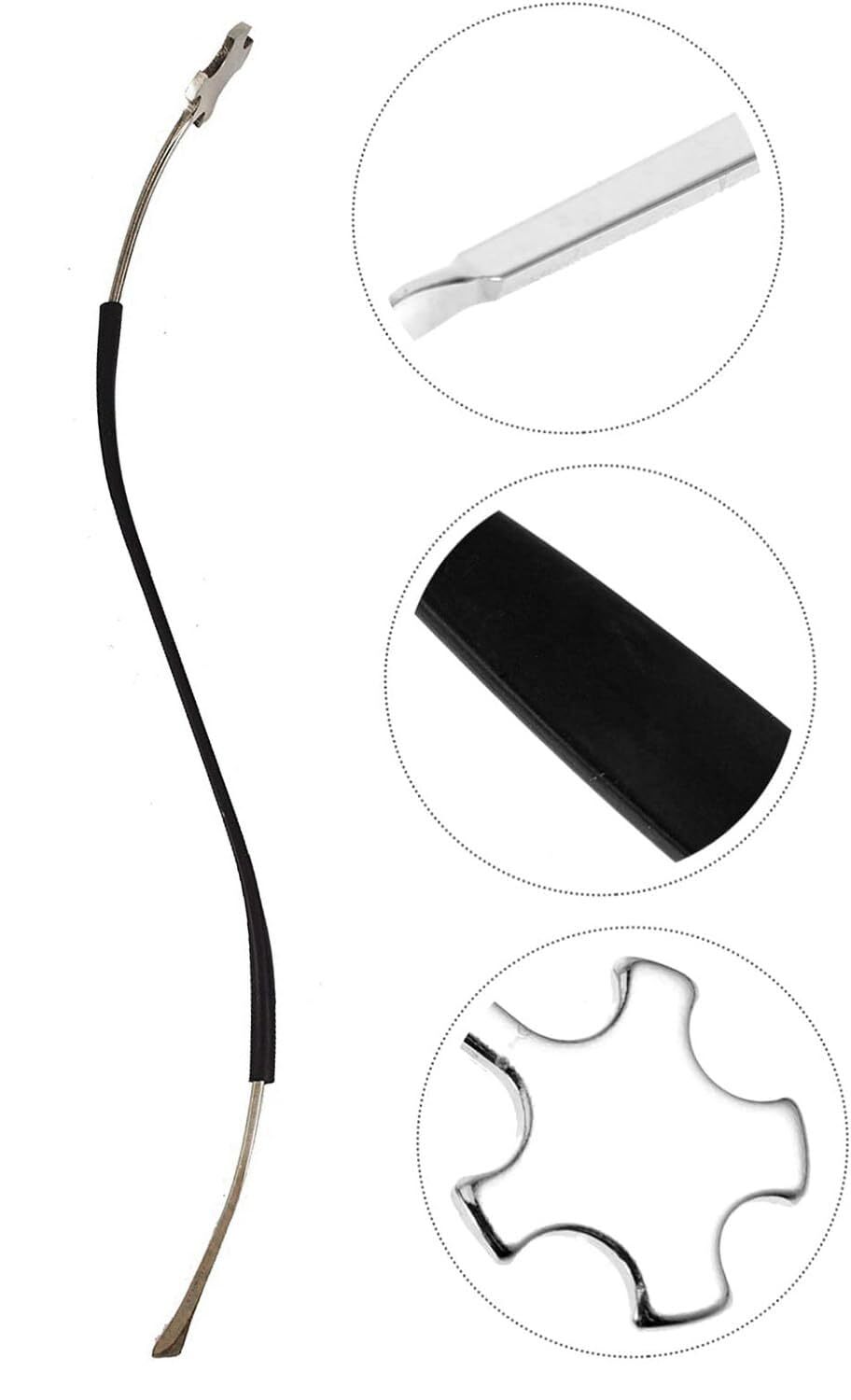 Violin Sound Post Setter with Rubber Gip Protector Durable Luthier Tool