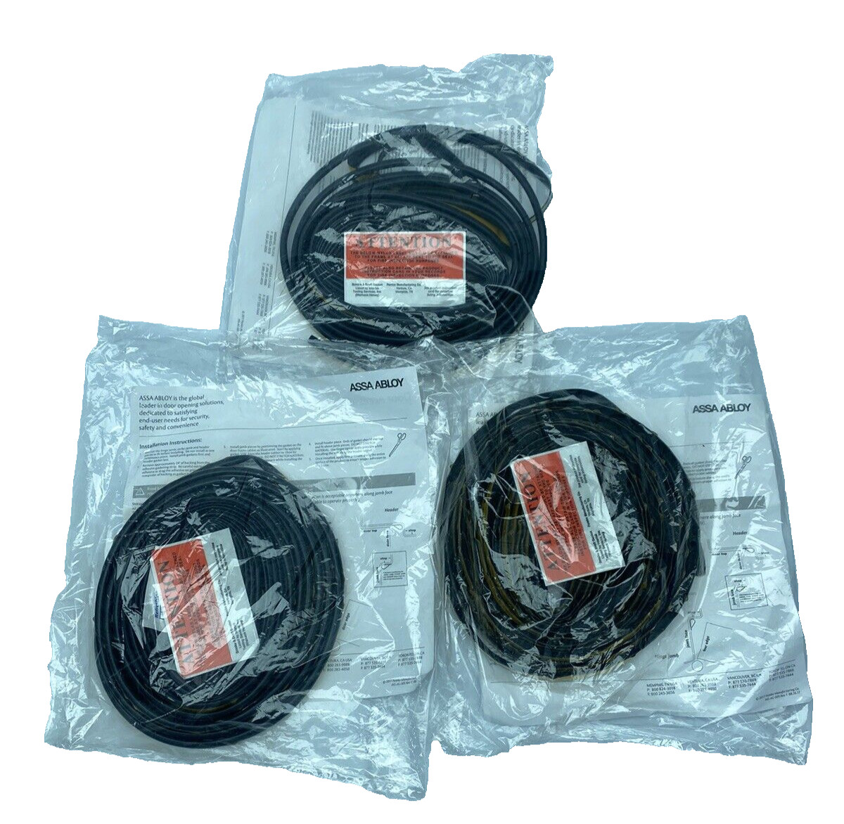 S88BL25  ASSA ABLOY BULB SEAL 1/4"(6.4mm) HEIGHT - 1/2"(12.7mm) WIDTH