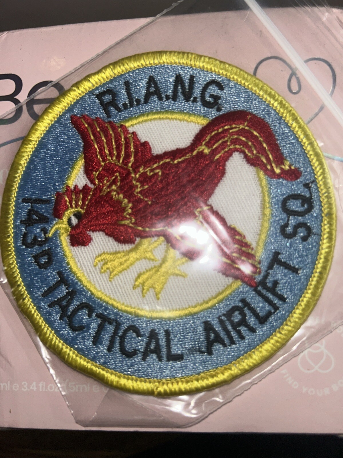 ORIGINAL/AUTHENTIC US Air Force 143rd Airlift Squadron / R.I. ANG Patch