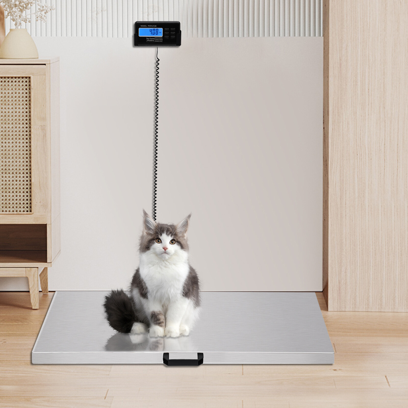 LARGE 440LB Dog Digital Pet Weight Scale for Shipping Veterinary Livestock NEW