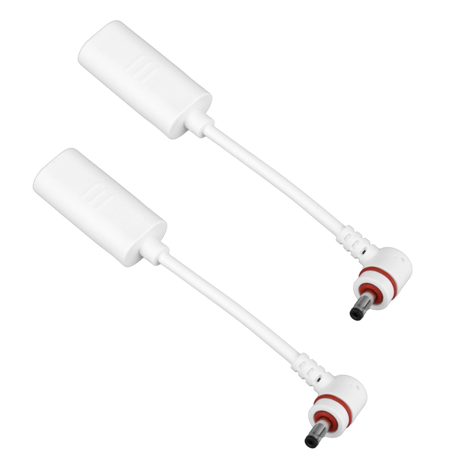 USB-C to Barrel Plug Adapter (2-Pack) for Solar Panels and Outdoor Devices