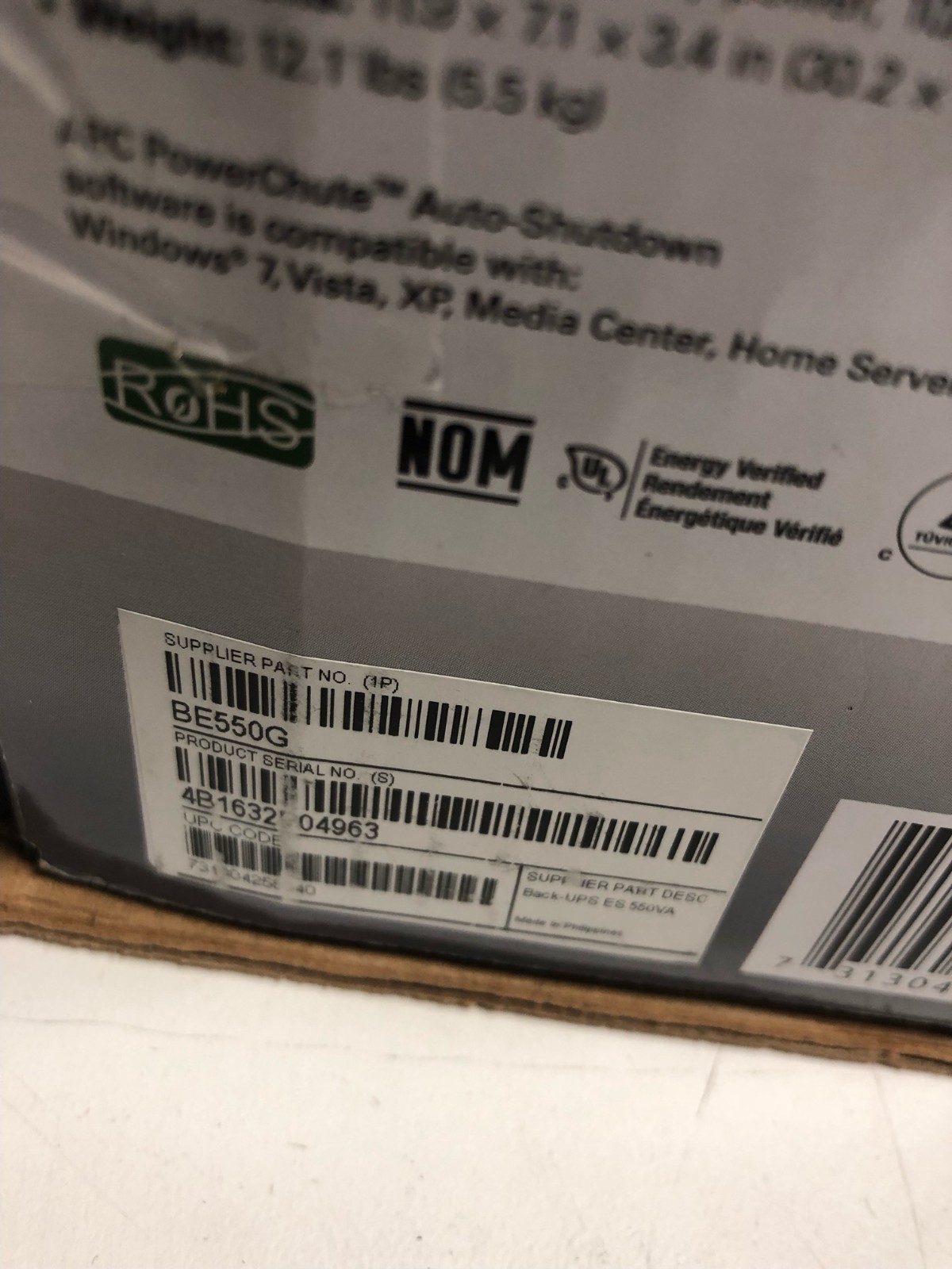 (OPEN BOX!) APC BE550G Battery Backup 🟦