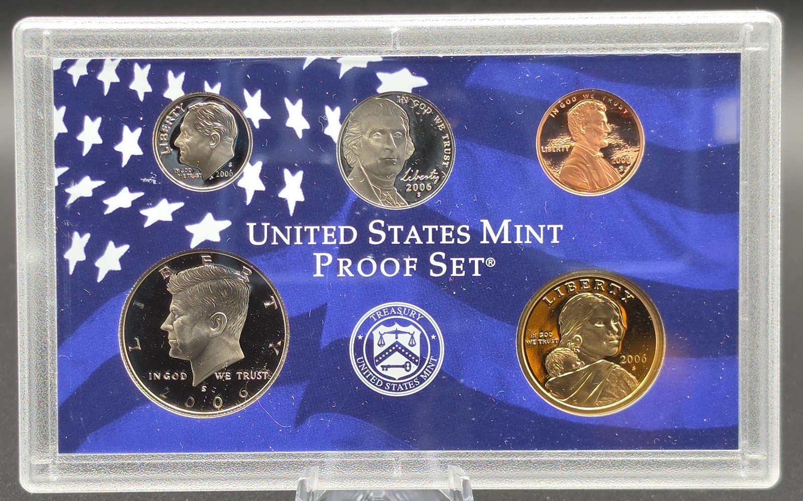 2006-S U.S. Mint Proof Set 10 Coins w/ Case – Brilliant Proof