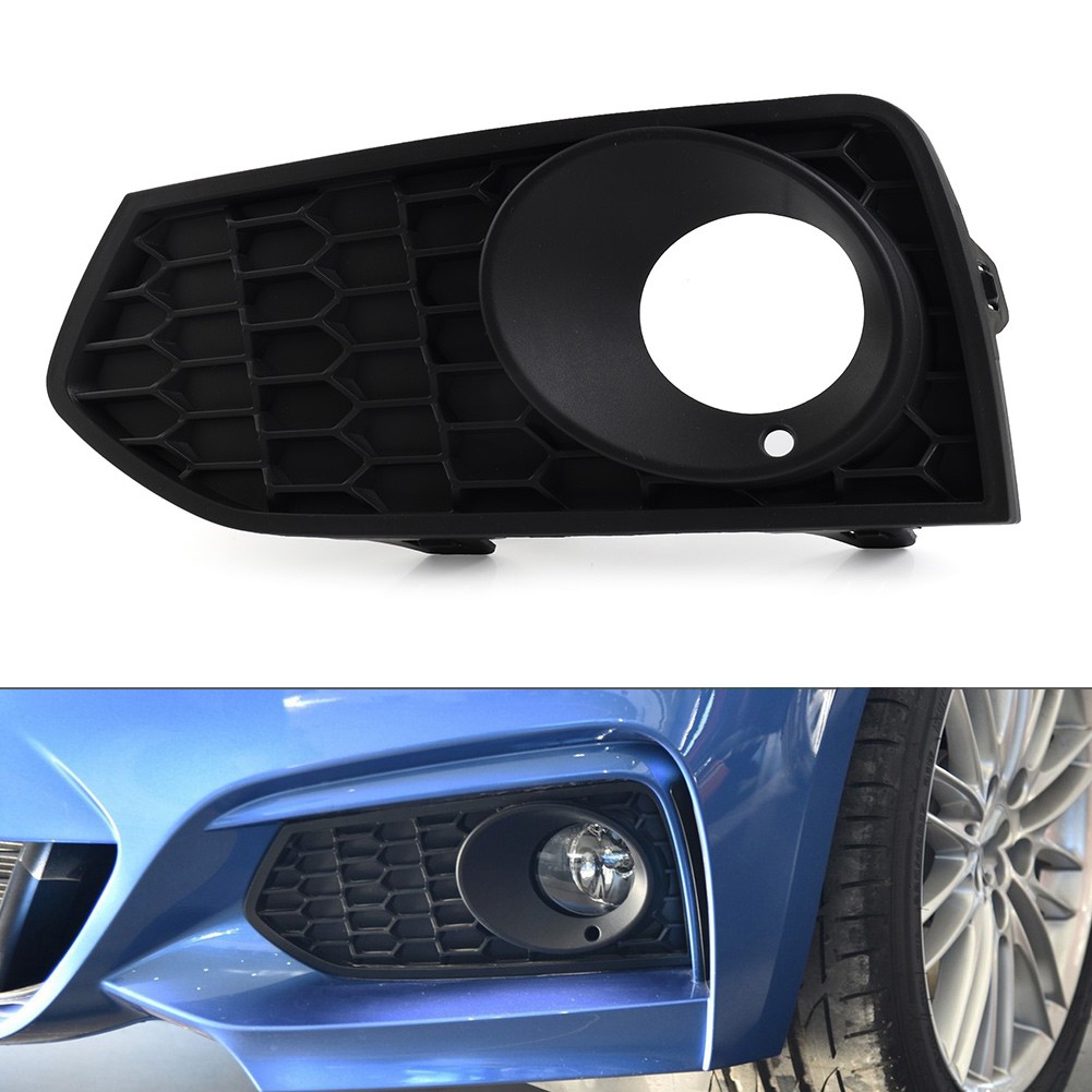 Closed Mesh Front Bumper Fog Light Lamp Grille For BMW 2 Series F22 F23 M Sport