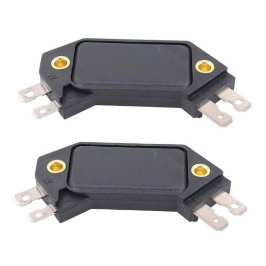2Pcs Ignition Control Module 4 Pin HEI Distributor for GM Chevy Pontiac