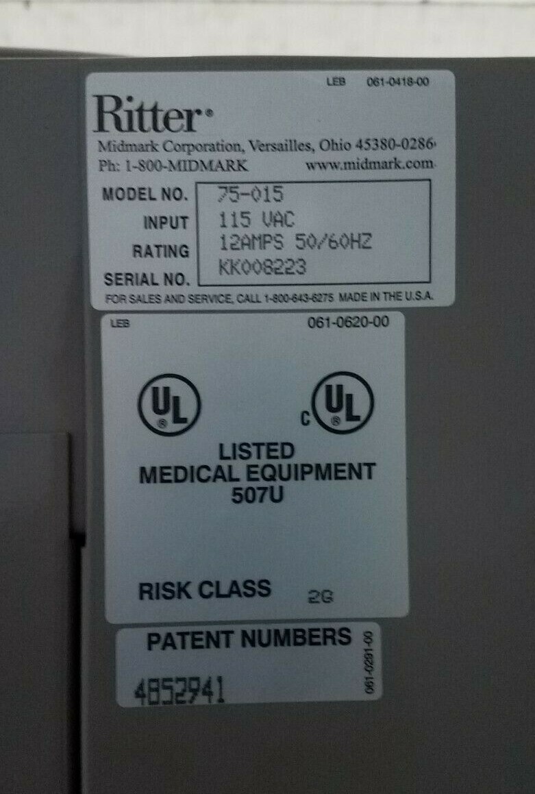 (N) MIDMARK - RITTER 75 Evolution / 75-015 (B903)