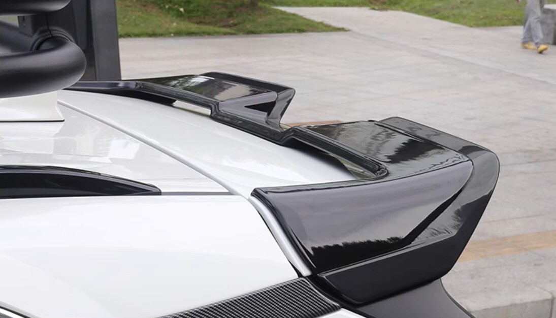 Rear Trunk Roof Spoiler Wing Glossy Black ABS For Toyota RAV4 2019-2023