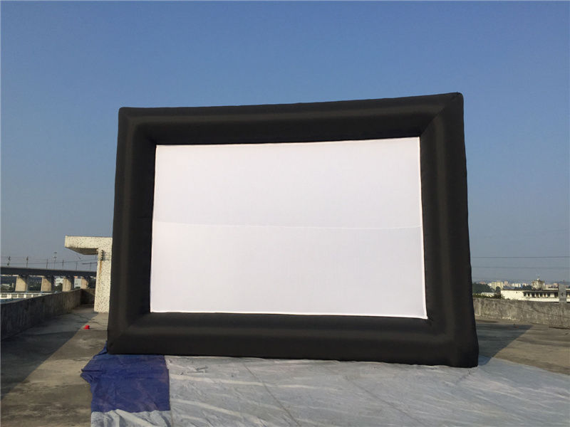 Inflatable Movie Screen PVC Tarpaulin Outdoor Advertising showing 196*118inches