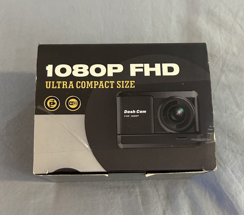 1080P FHD Ultra Compact Size Dash Camera NIB Loop Recording G-Sensor Lock