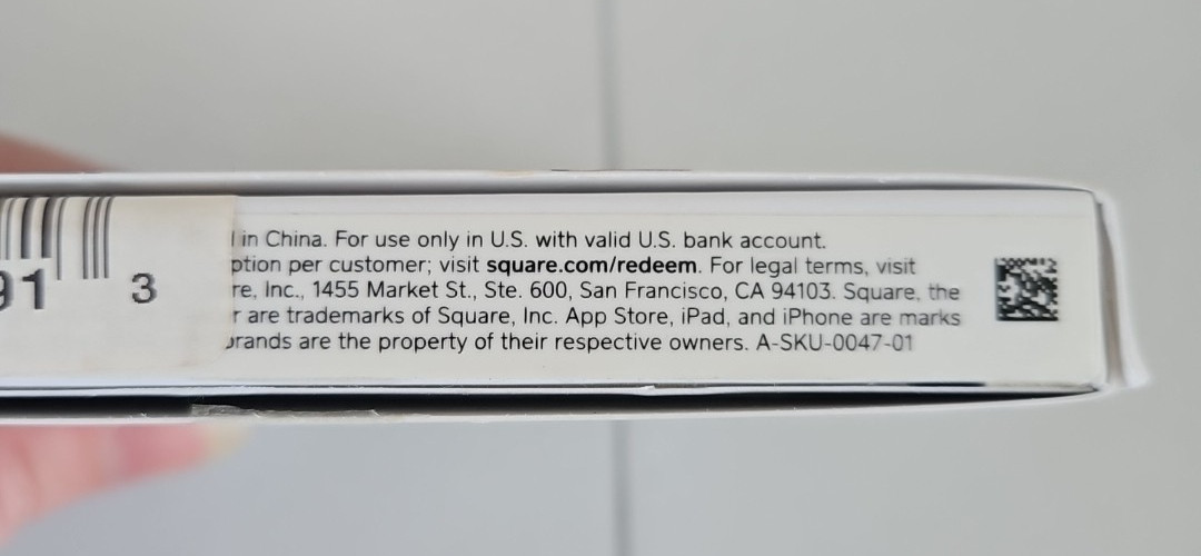 Square Credit Debit Card Reader - for Apple iPhone and Android BRAND NEW