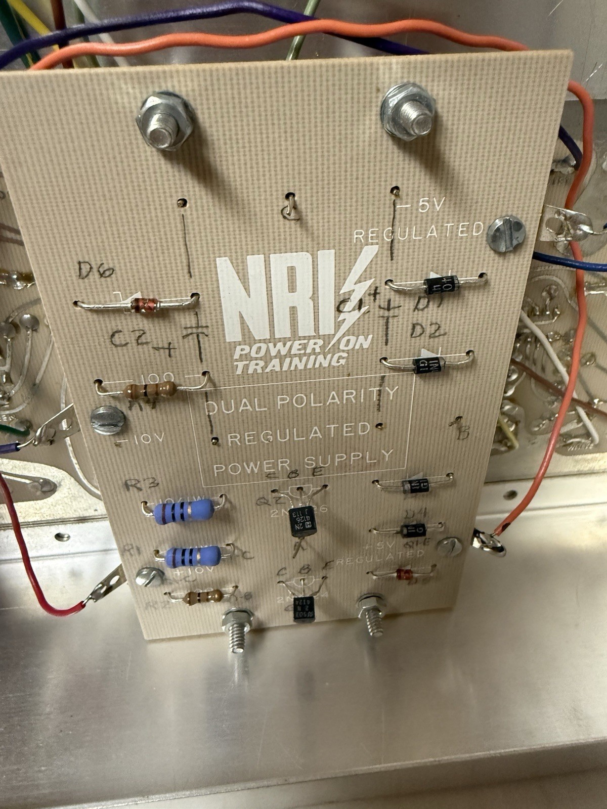 Vintage NRI Discovery Lab Electronics Trainer Not Tested