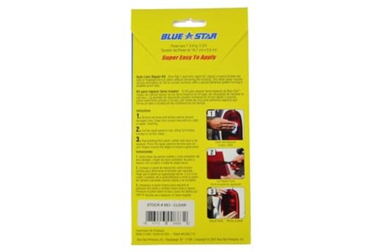 Grid Pattern Auto Lens Repair Kit () Clear