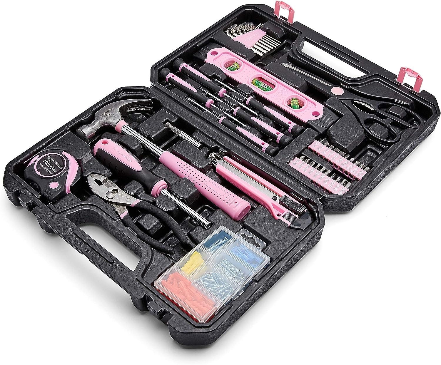 142 Piece Home Repair Tool Kit with Hand Tools for Household Use