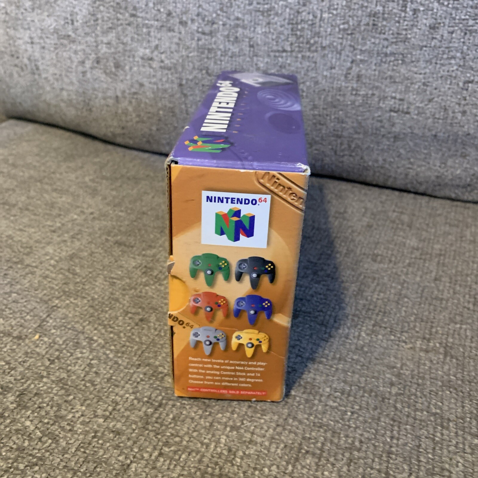Nintendo 64 N64 Rumble Pak (1997) BOX ONLY! NO INSERTS READ!