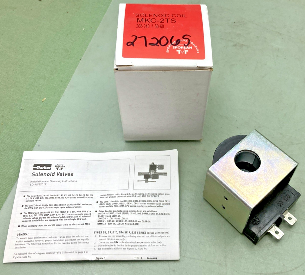 NEW REPLACES STOELTING 272065 SOLENOID COIL