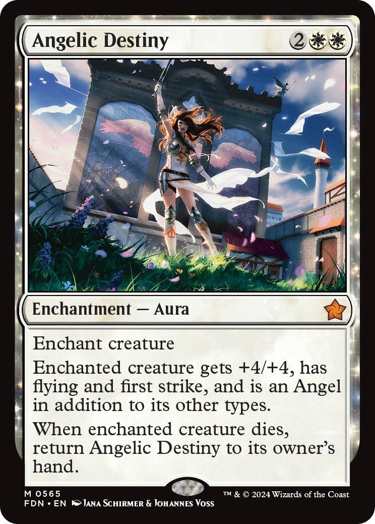 Angelic Destiny - 565 - NM - Foundations